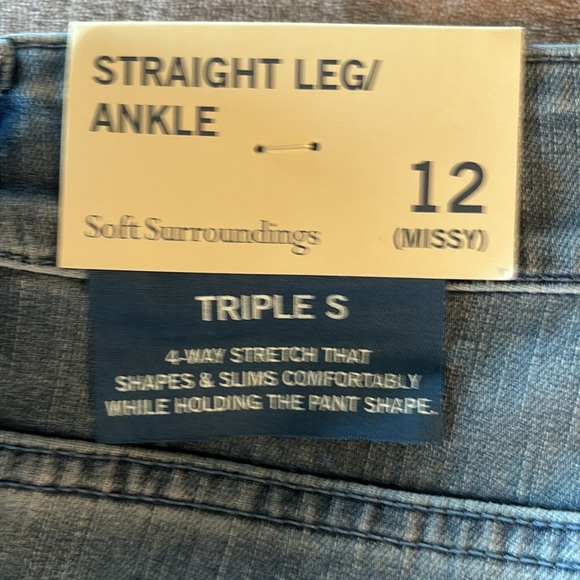 NWT Soft Surroundings blue jeans NWT - Picture 5 of 5
